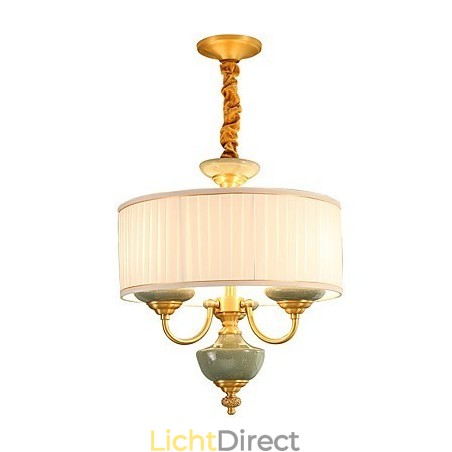 Alle koperen kroonluchter Jade decoratieve kroonluchter Alle koperen kroonluchter Jade decoratieve kroonluchter