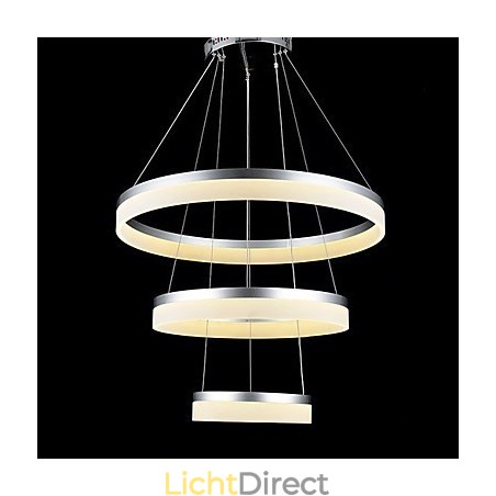 Ronde kroonluchterverlichting Verlichting Moderne acryllampen Luxe plafondlampen met drie ringen Ronde kroonluchterverlichting Verlichting Moderne acryllampen Luxe plafondlampen met drie ringen