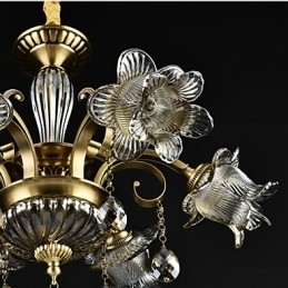 Rustieke Lodge Schilderij Kenmerk voor Ontwerpers Metalen Binnenwinkels 2 Lampen Kroonluchter