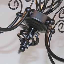 Modern Hedendaags Traditioneel Klassiek Vintage Retro Andere kenmerken voor Mini Stijl Kaars Stijl Metalen Kroonluchter