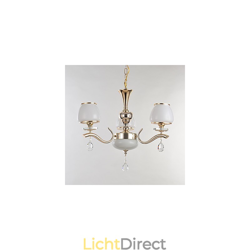 Moderne, eigentijdse, gegalvaniseerde eigenschap voor kristallen metalen kroonluchter