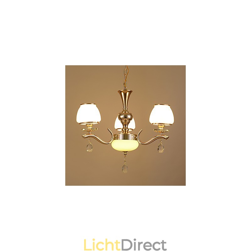 Moderne, eigentijdse, gegalvaniseerde eigenschap voor kristallen metalen kroonluchter