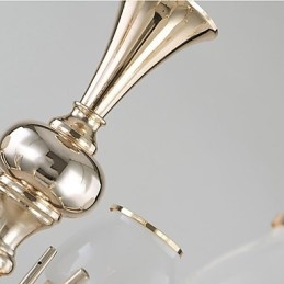 Moderne, eigentijdse, gegalvaniseerde eigenschap voor kristallen metalen kroonluchter