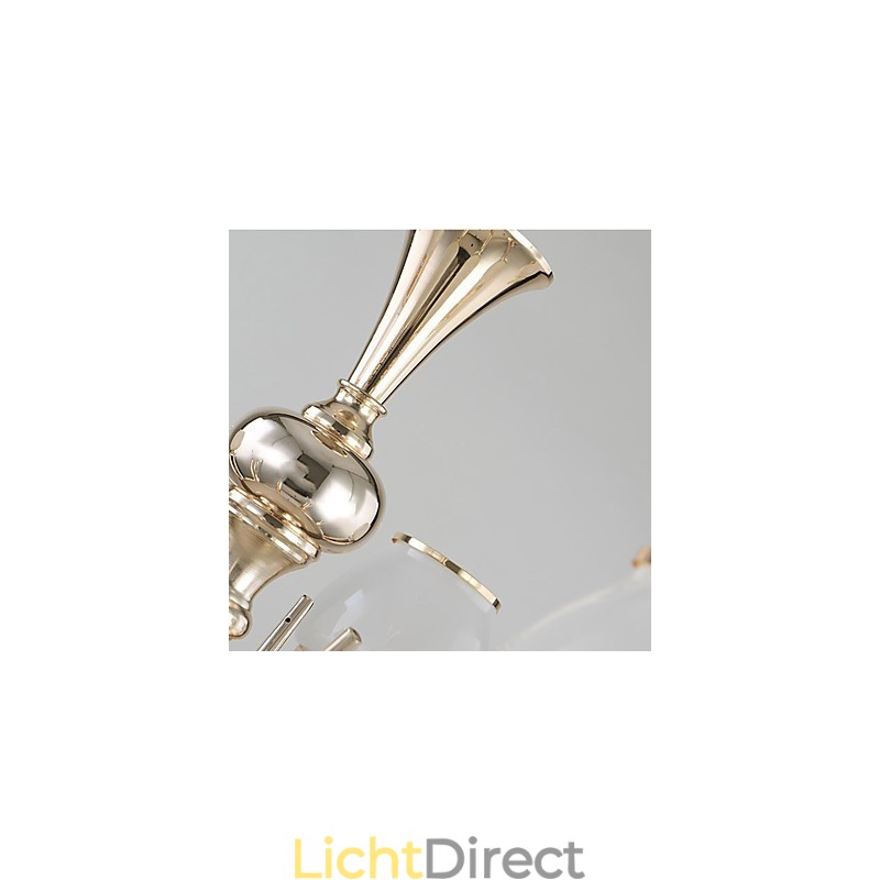 Moderne, eigentijdse, gegalvaniseerde eigenschap voor kristallen metalen kroonluchter