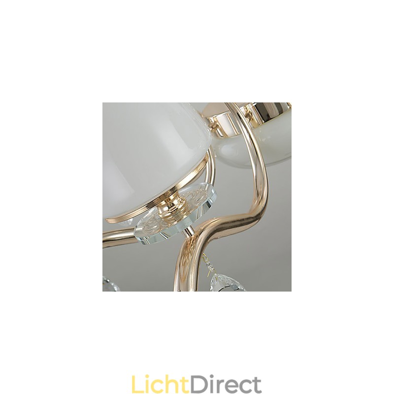 Moderne, eigentijdse, gegalvaniseerde eigenschap voor kristallen metalen kroonluchter