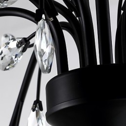12 lampen kristallen kroonluchter moderne eigentijdse traditionele klassieke vintage retro landelijke schilderfunctie