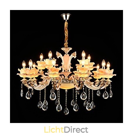 Hanglamp Zinklegering Kenmerk voor Kristal Mini Stijl Metaal Binnen Winkels 15 Lampen