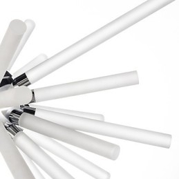 Globe Chrome-functie voor kristallen metalen kroonluchter