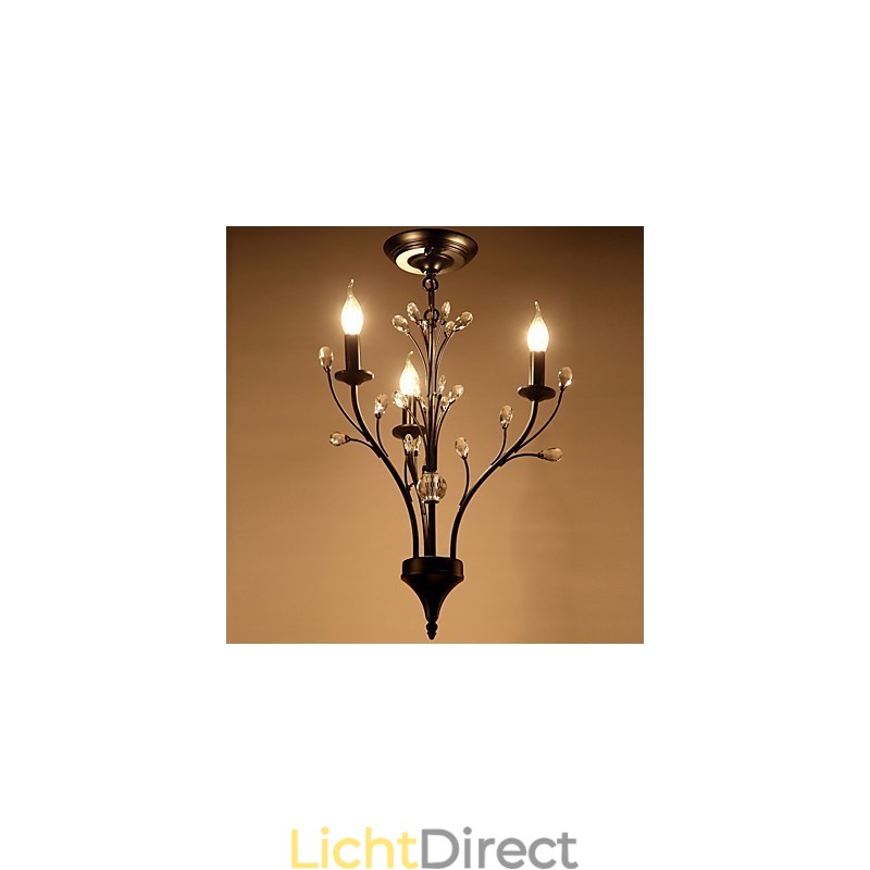 Moderne eigentijdse traditionele klassieke rustieke lodge vintage retro lantaarn land globe schilderij kenmerk voor kristallen kroonluchter