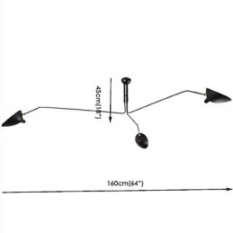 Moderne hedendaagse schilderfunctie voor ontwerpers Metalen kroonluchter