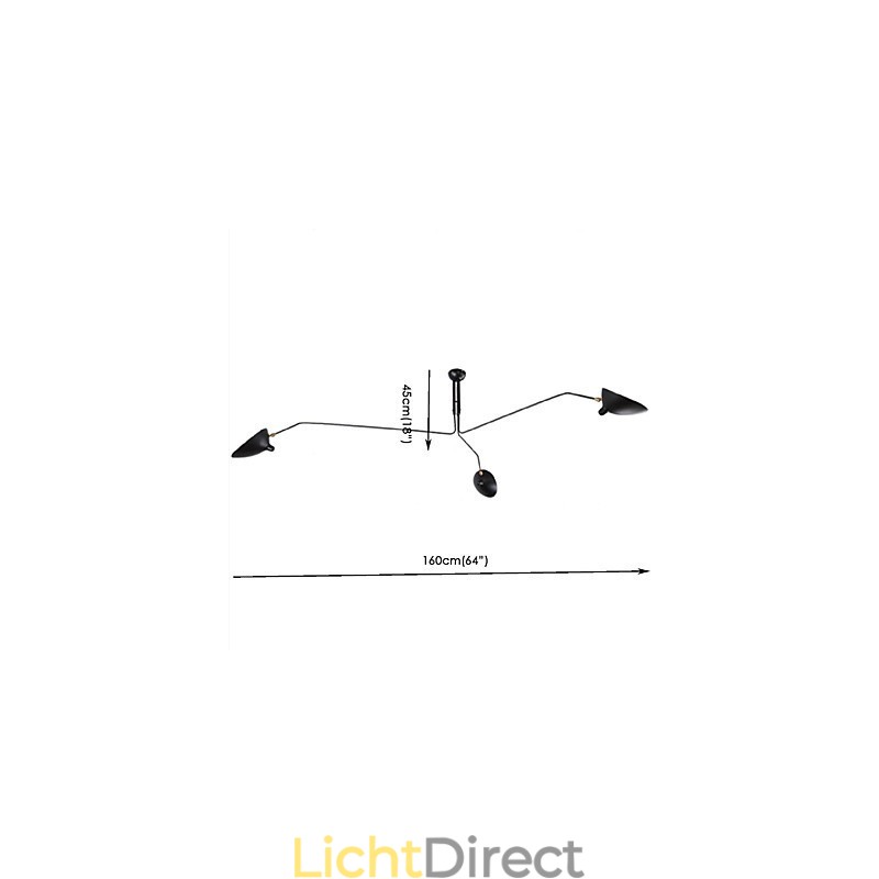 Moderne hedendaagse schilderfunctie voor ontwerpers Metalen kroonluchter