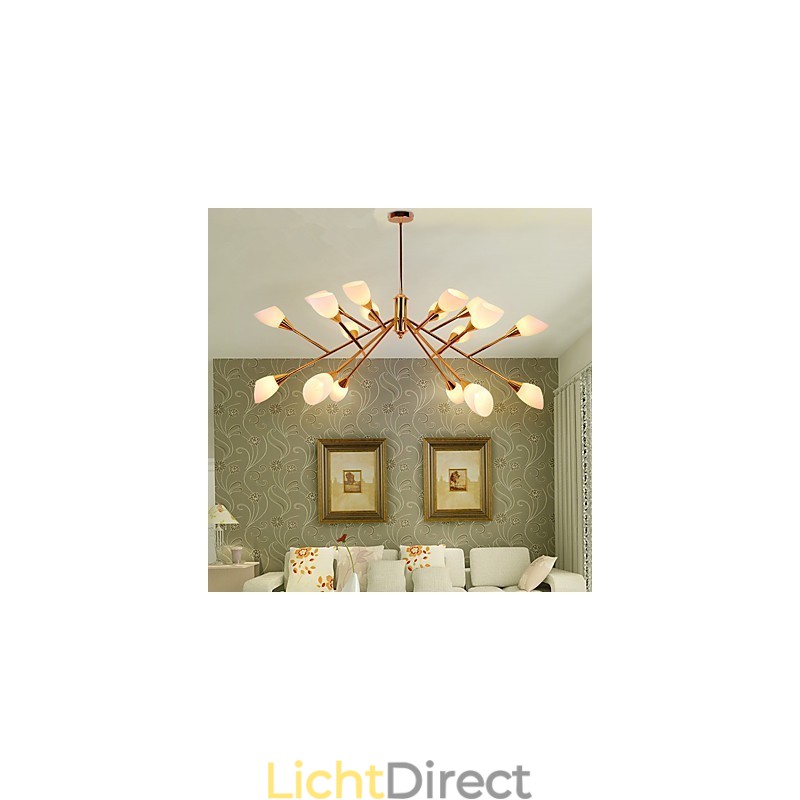 Nordic Eenvoudige Sfeervolle Pastorale Kroonluchter Creatieve Lobby Kroonluchter Lamp