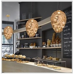 Traditionele klassieke lantaarn gegalvaniseerde functie voor mini-stijl metalen kroonluchter