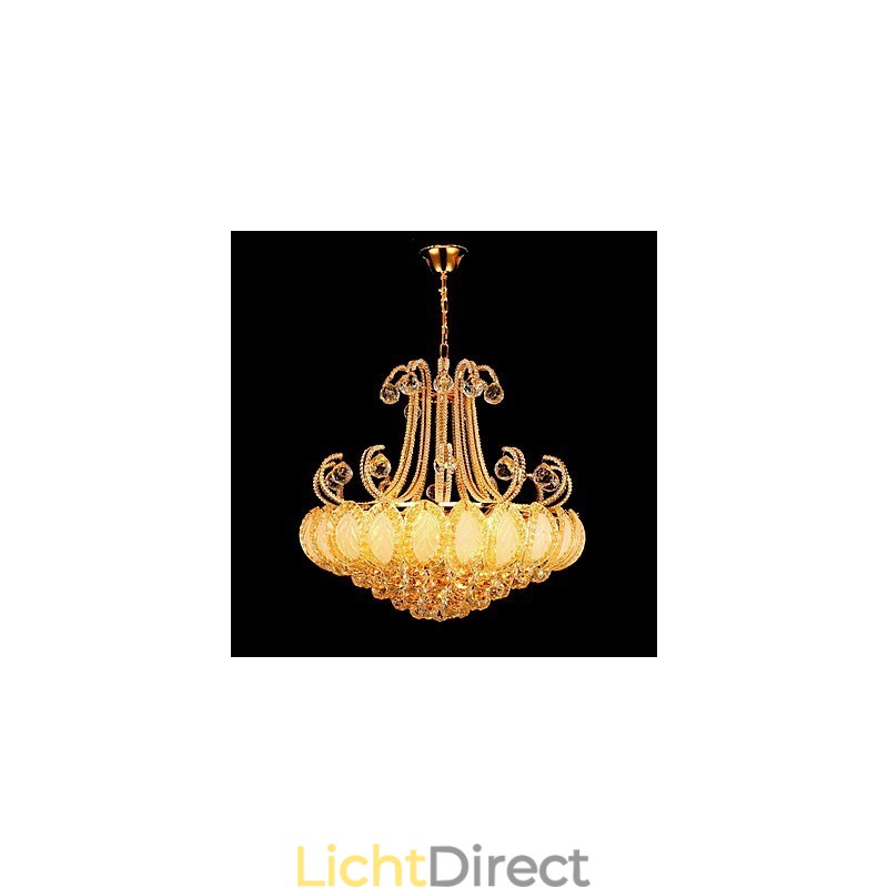 Moderne luxe kroonluchter kristallen hanglamp diameter 50 cm bevat 8 lampen