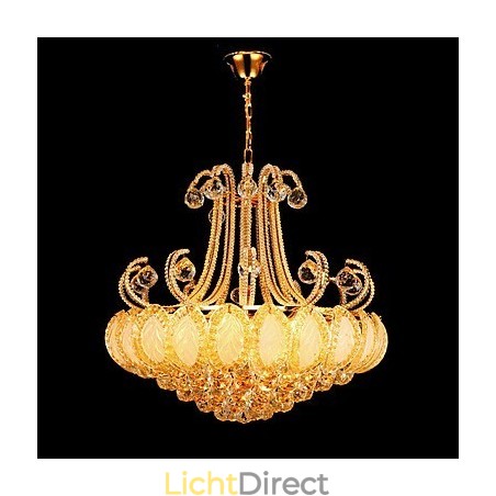 Moderne luxe kroonluchter kristallen hanglamp diameter 50 cm bevat 8 lampen