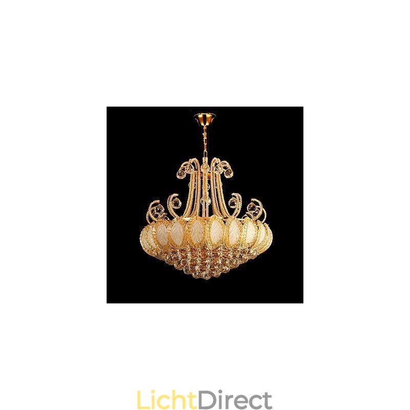 Moderne luxe kroonluchter kristallen hanglamp diameter 50 cm bevat 8 lampen