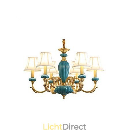 Alle koperen kroonluchter Jade decoratieve kroonluchter Alle koperen kroonluchter Jade decoratieve kroonluchter