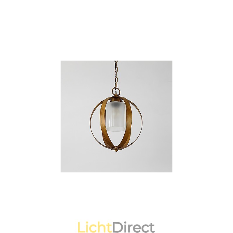 Loft Metalen Amerikaanse Industriële Stijl Schilderij Kleur met Glazen Europese Kroonluchter Lamp de Indoor Decorate Hanglamp