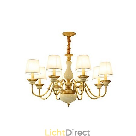 Alle koperen kroonluchter Jade decoratieve kroonluchter Alle koperen kroonluchter Jade decoratieve kroonluchter