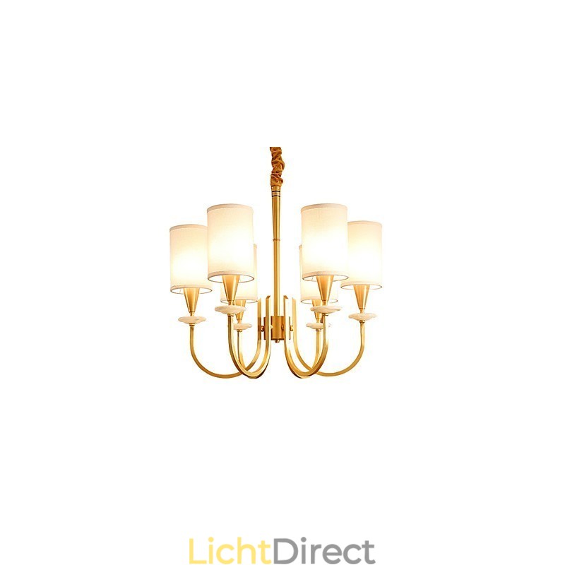 Alle koperen kroonluchter Jade decoratieve kroonluchter