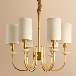 Alle koperen kroonluchter Jade decoratieve kroonluchter