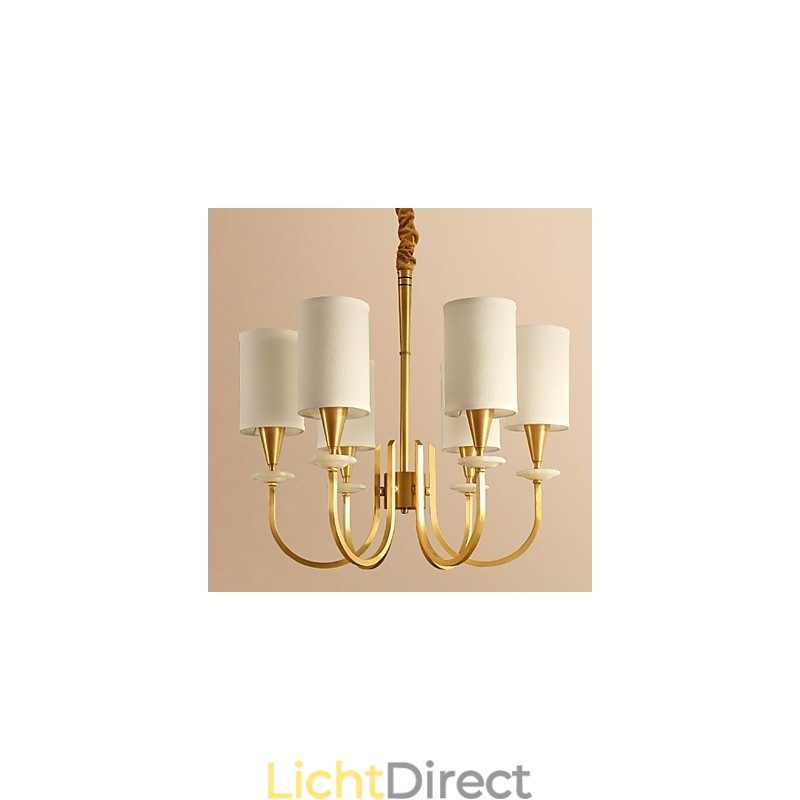 Alle koperen kroonluchter Jade decoratieve kroonluchter