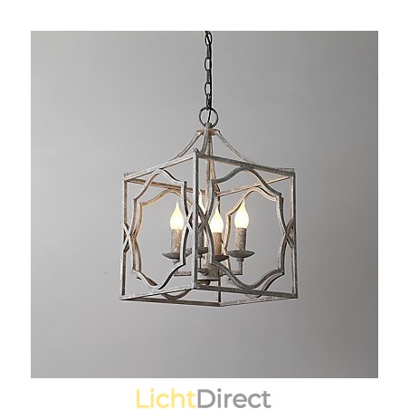 Vintage Metalen Amerikaanse Industriële Loft Schilderij Kleur Europese Kroonluchter Lamp de Indoor Decorate Hanglamp