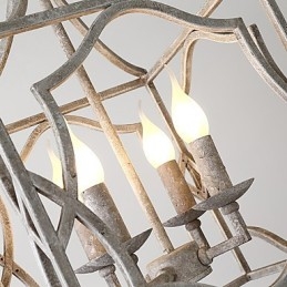 Vintage Metalen Amerikaanse Industriële Loft Schilderij Kleur Europese Kroonluchter Lamp de Indoor Decorate Hanglamp