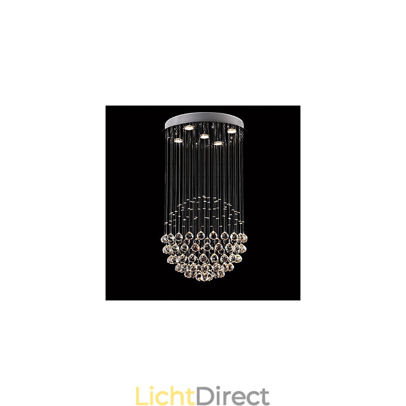 Moderne eigentijdse traditionele klassieke rustieke lodge vintage land eiland kristal gegalvaniseerde metalen hanglamp