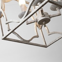 Vintage Metalen Amerikaanse Industriële Loft Schilderij Kleur Europese Kroonluchter Lamp de Indoor Decorate Hanglamp