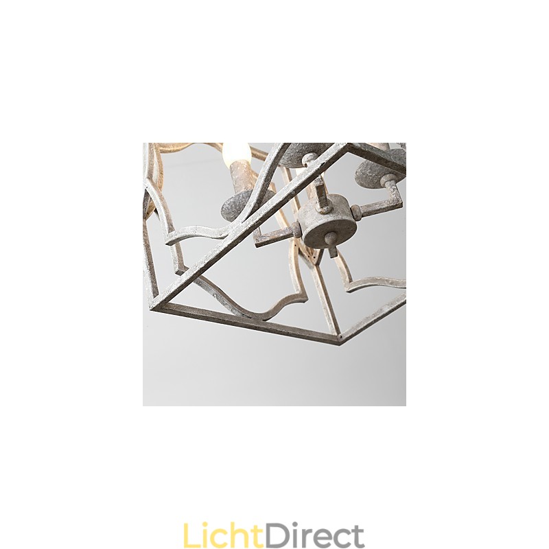 Vintage Metalen Amerikaanse Industriële Loft Schilderij Kleur Europese Kroonluchter Lamp de Indoor Decorate Hanglamp