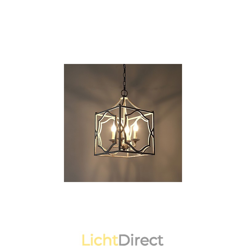 Vintage Metalen Amerikaanse Industriële Loft Schilderij Kleur Europese Kroonluchter Lamp de Indoor Decorate Hanglamp