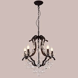 5 lampen kristallen kroonluchter moderne eigentijdse traditionele klassieke rustieke lodge vintage retro lantaarn trommel land schilderij