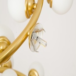 Gepersonaliseerde kunst kroonluchterlampen