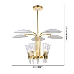 Gepersonaliseerde verstelbare richting kunst kroonluchter lamp kroonluchter