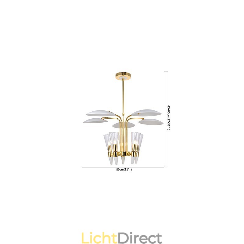 Gepersonaliseerde verstelbare richting kunst kroonluchter lamp kroonluchter