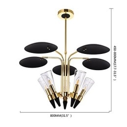 Gepersonaliseerde verstelbare richting kunst kroonluchter lamp kroonluchter