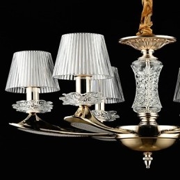 Moderne, eigentijdse, traditionele, klassieke zinklegering met kristallen mini-stijl hanglamp van metaal