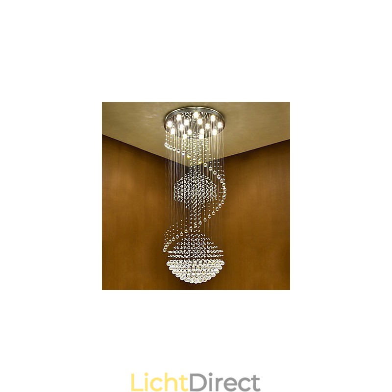 Moderne kristallen plafond hanglamp binnen kroonluchter thuis hangende verlichting lampen armaturen