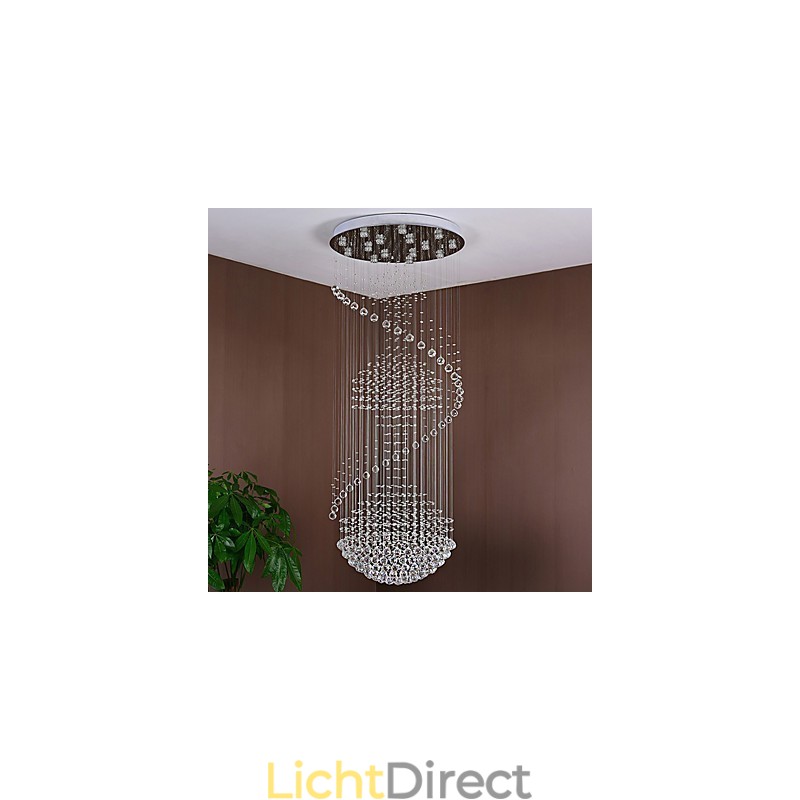 Moderne kristallen plafond hanglamp binnen kroonluchter thuis hangende verlichting lampen armaturen