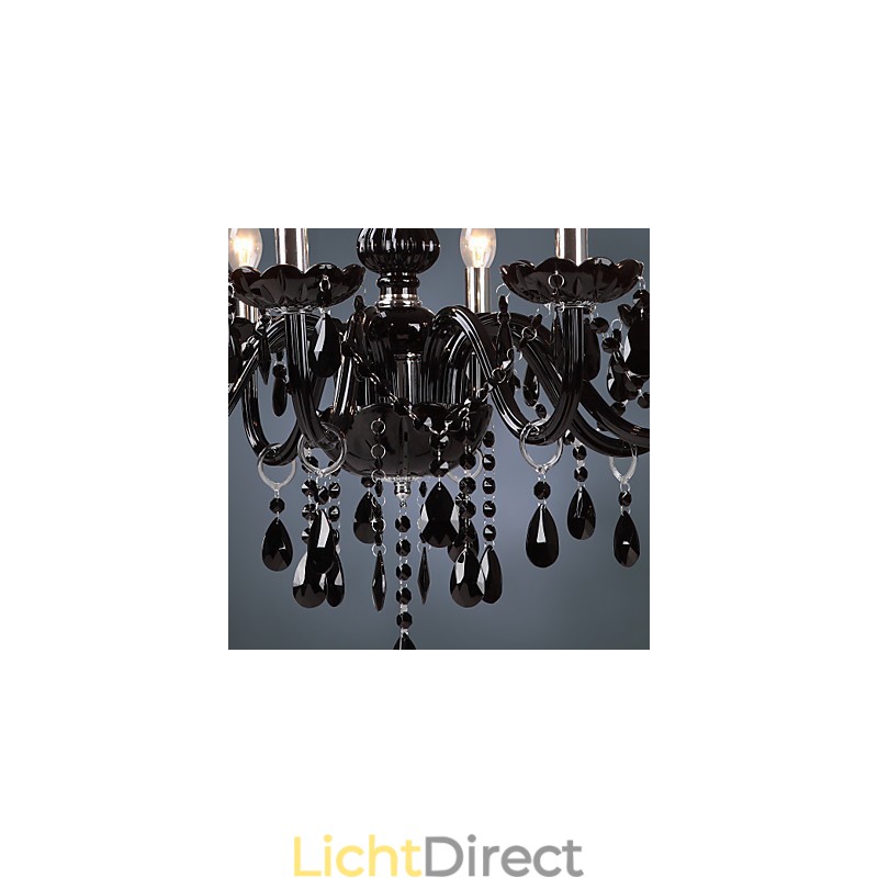 Moderne eigentijdse gegalvaniseerde eigenschap voor kristallen glazen kroonluchter