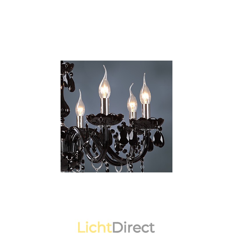 Moderne eigentijdse gegalvaniseerde eigenschap voor kristallen glazen kroonluchter