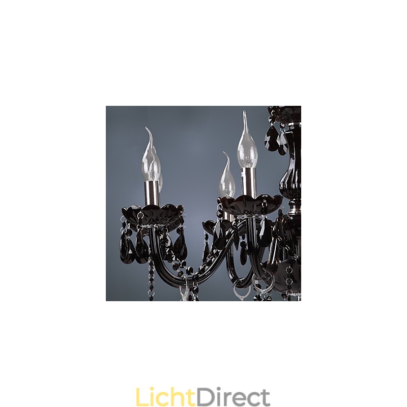 Moderne eigentijdse gegalvaniseerde eigenschap voor kristallen glazen kroonluchter