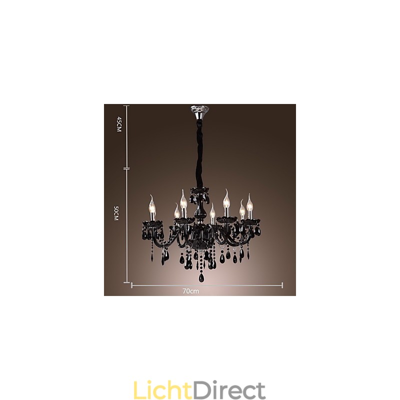 Moderne eigentijdse gegalvaniseerde eigenschap voor kristallen glazen kroonluchter