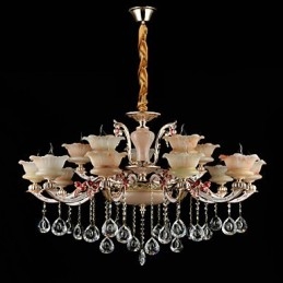 Hanglamp Zinklegering Kenmerk voor Kristal Mini Stijl Metaal Binnen Winkels 15 Lampen