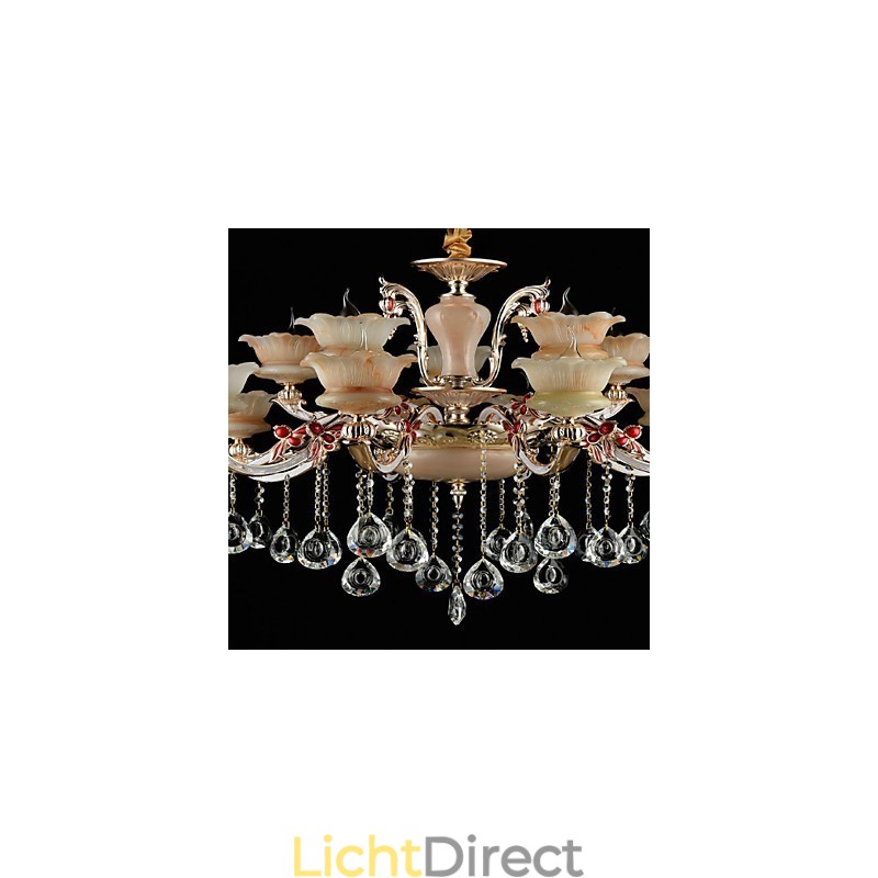 Hanglamp Zinklegering Kenmerk voor Kristal Mini Stijl Metaal Binnen Winkels 15 Lampen