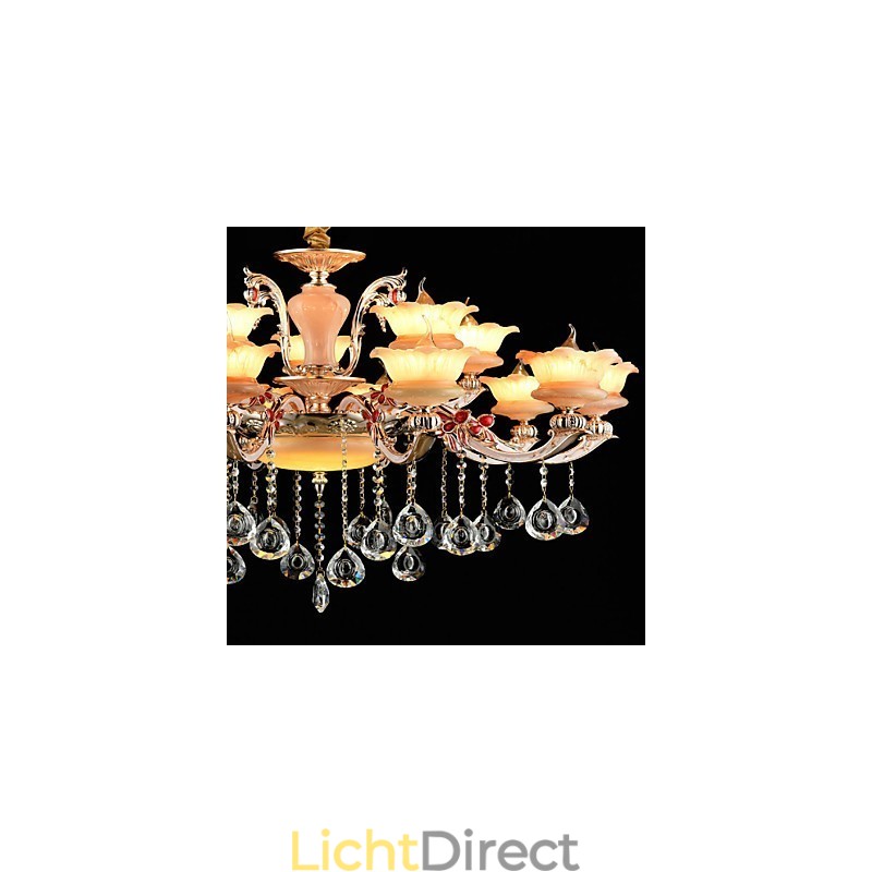 Hanglamp Zinklegering Kenmerk voor Kristal Mini Stijl Metaal Binnen Winkels 15 Lampen