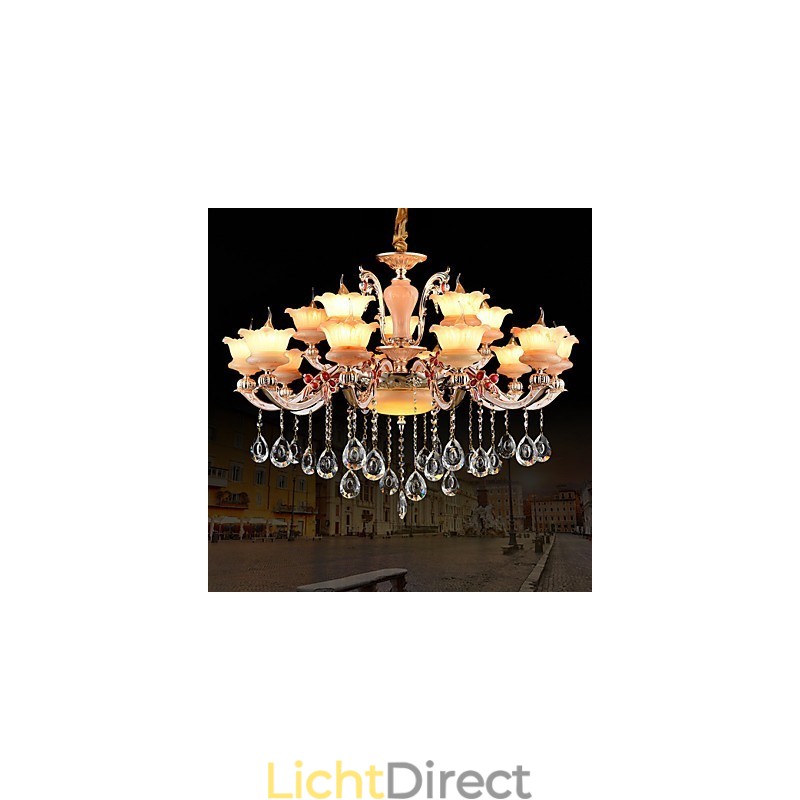 Hanglamp Zinklegering Kenmerk voor Kristal Mini Stijl Metaal Binnen Winkels 15 Lampen