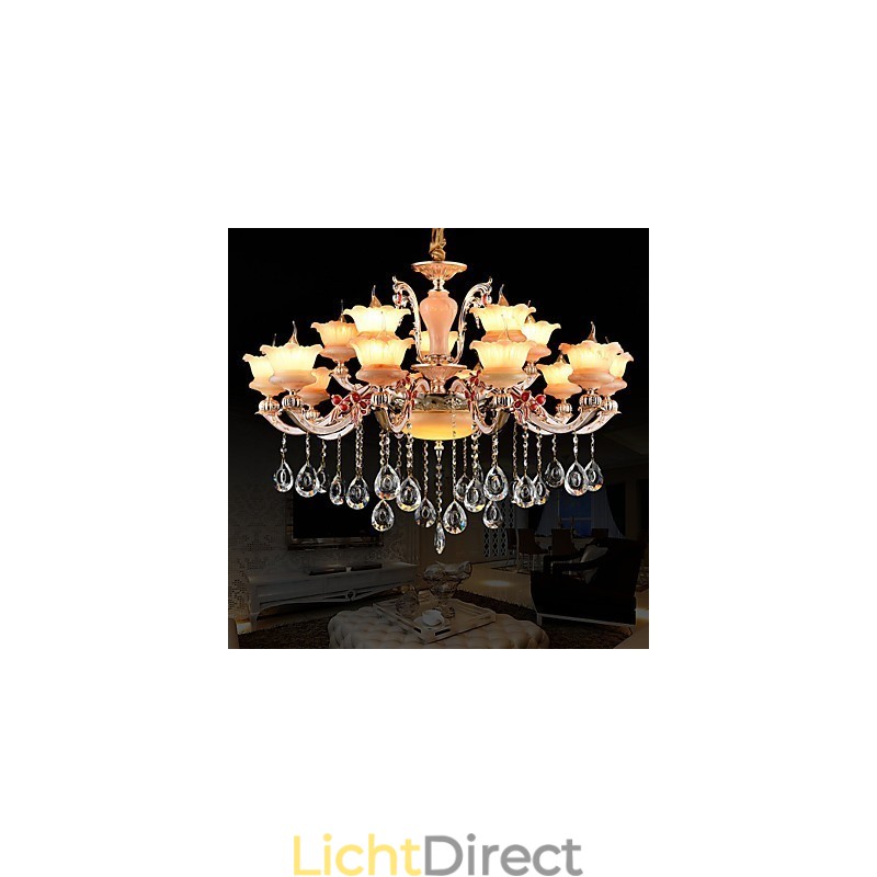 Hanglamp Zinklegering Kenmerk voor Kristal Mini Stijl Metaal Binnen Winkels 15 Lampen