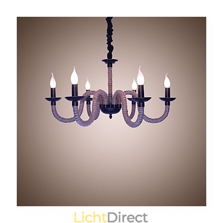 Loft Industrieel Wind Vintage IJzeren Lampen Winkels Kroonluchter Touw Kroonluchter Verlichting Loft Industrieel Wind Vintage IJzeren Lampen Winkels Kroonluchter Touw Kroonluchter Verlichting